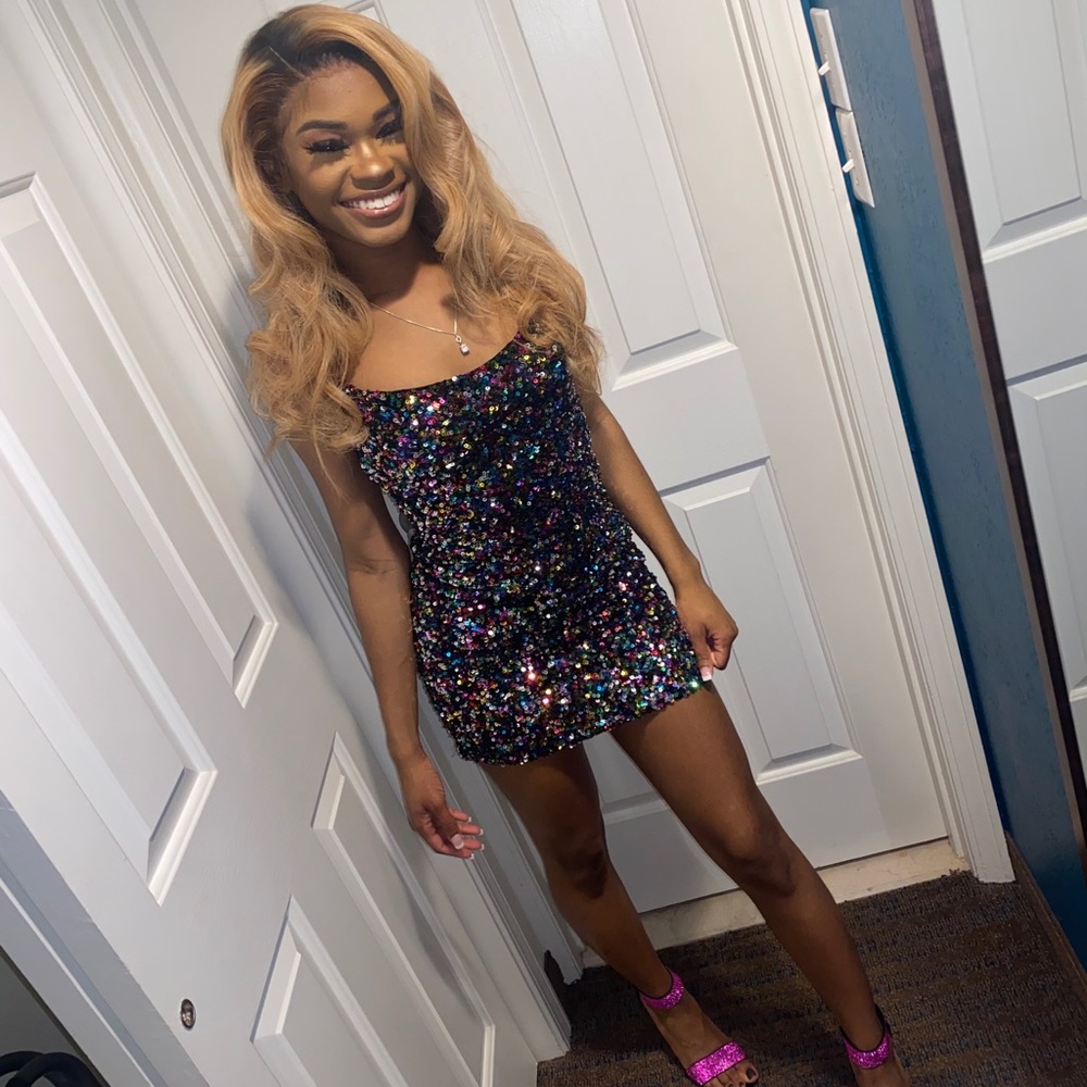 Birthday Sparkly Mini Dress